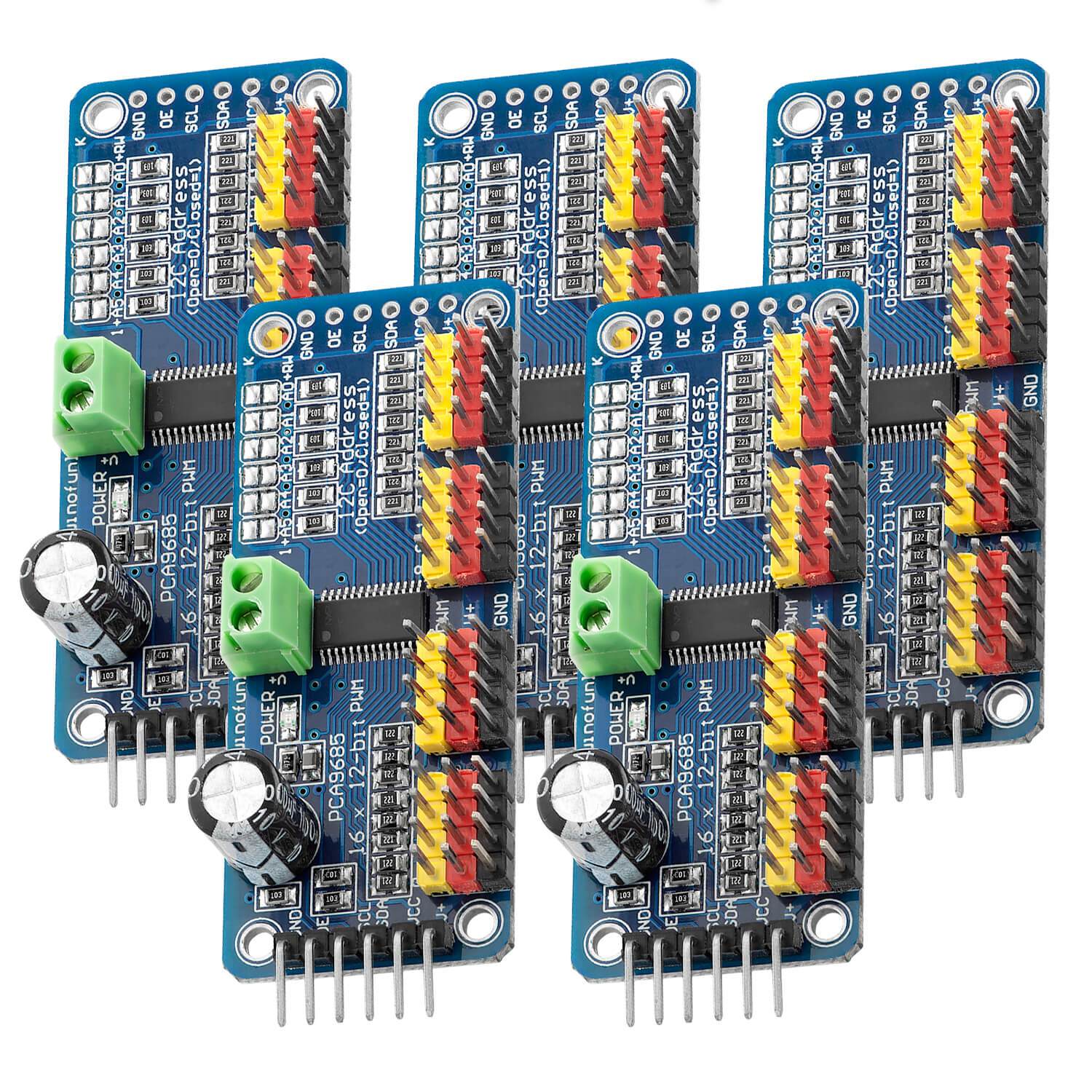 PCA9685 16 Kanal 12 Bit PWM Servotreiber für Raspberry Pi - Image 5