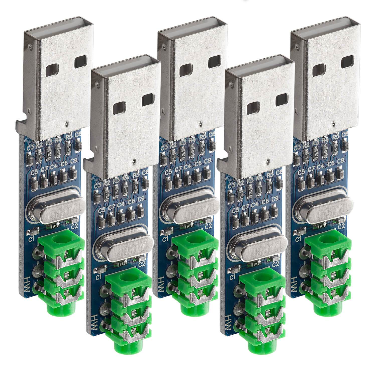 Mini PCM2704 USB Sound Karte DAC Decoder Board DV 5V für Raspberry Pi - Image 5