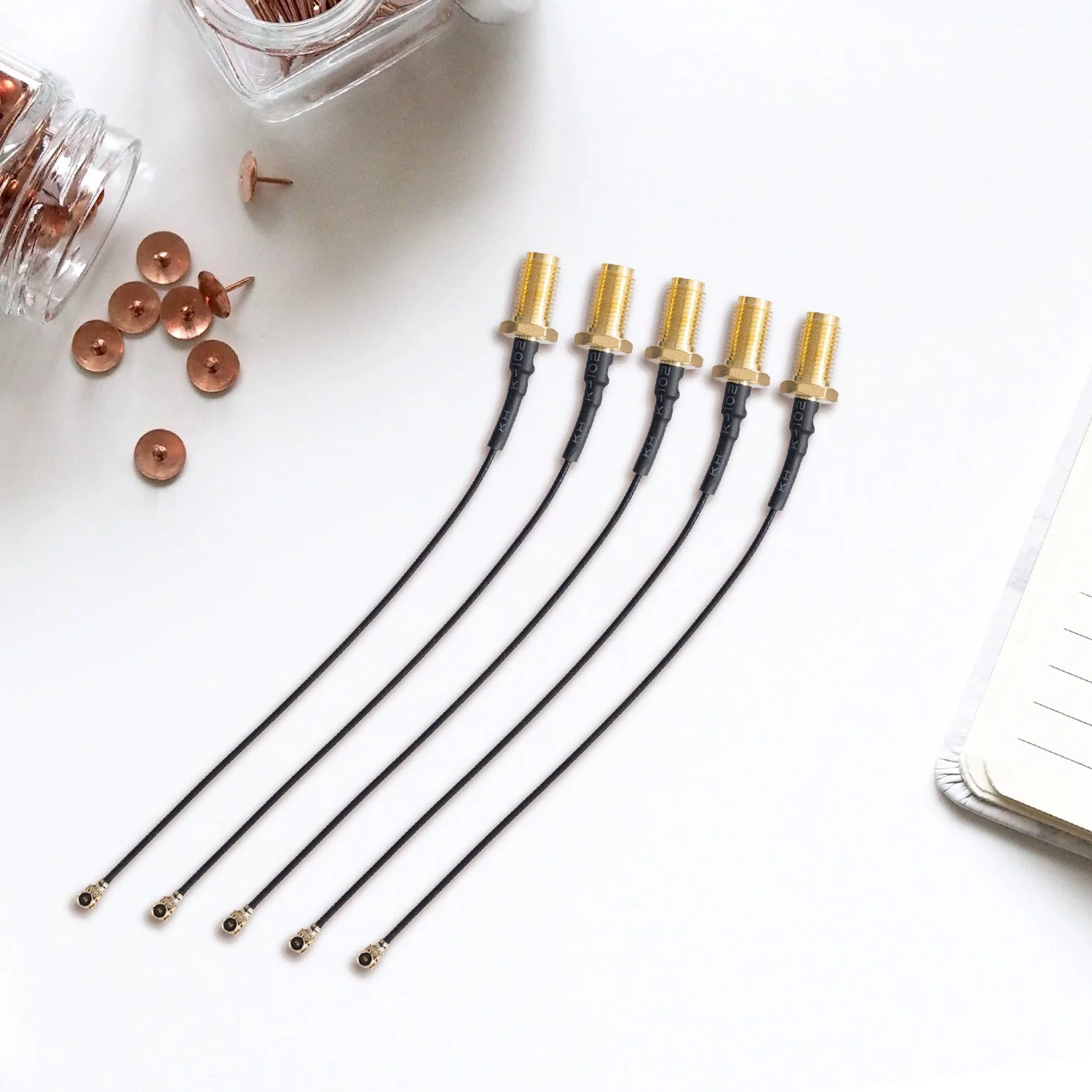 IPEX zu SMA Pigtail Koaxialkabel, SMA Buchse zu UFL/u.FL/IPX/IPEX, RF Koaxial Adapter Pigtail Kabel - Image 2