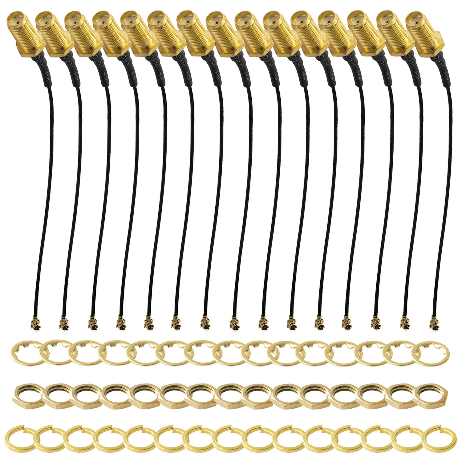 IPEX zu SMA Pigtail Koaxialkabel, SMA Buchse zu UFL/u.FL/IPX/IPEX, RF Koaxial Adapter Pigtail Kabel - Image 5