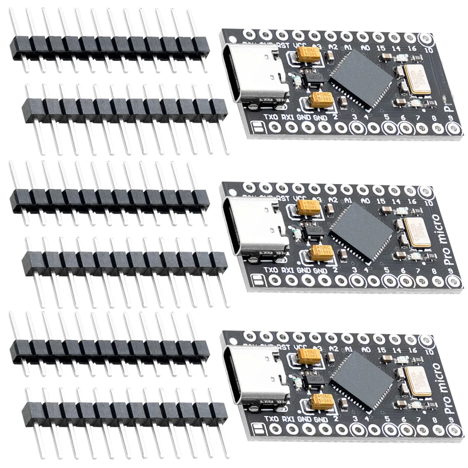 AZ-Pro Micro Board ATMEGA32U4 5V/16MHz Entwicklungsboard Mikrocontroller mit Bootloader IDE und USB C - Image 7