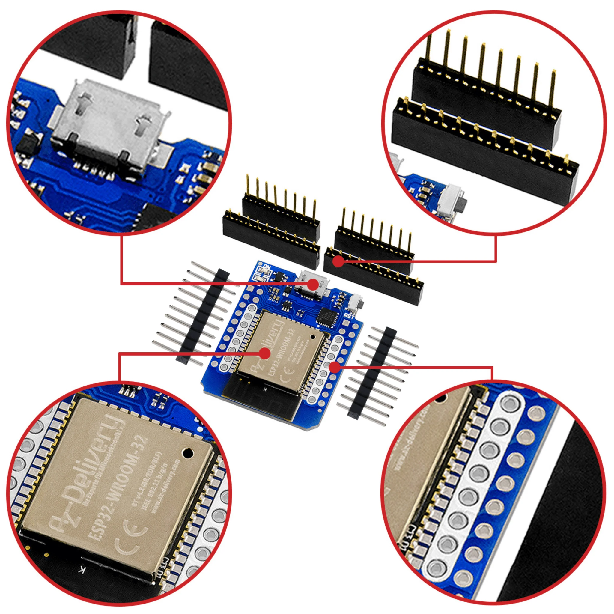 PROMO BUNDLE: 2.8" AZ-Touch + ESP32 D1 Mini NodeMCU WiFi Modul - Image 10