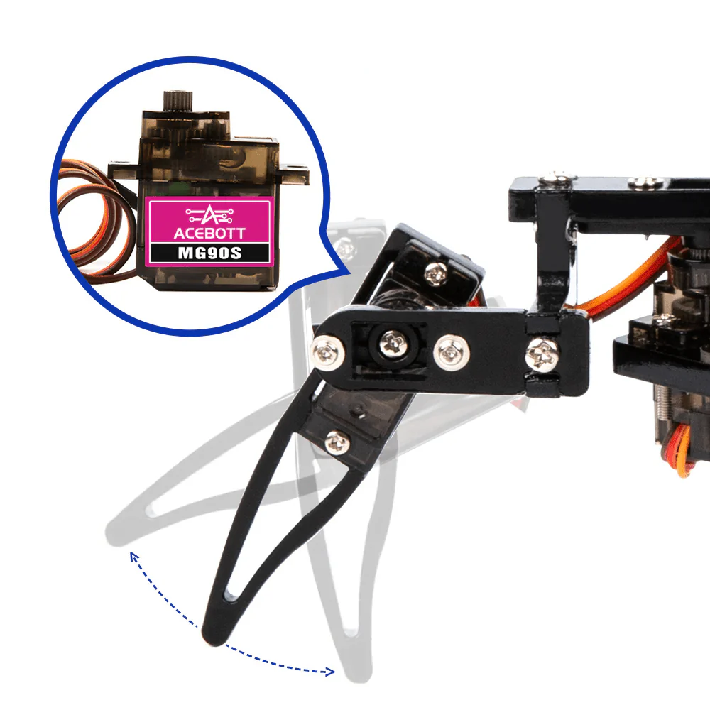 Quadruped Bionic Spider Robot Kit mit ESP8266-Controller-Board | Unterstützt Arduino und ACECode Programmierung - Image 5