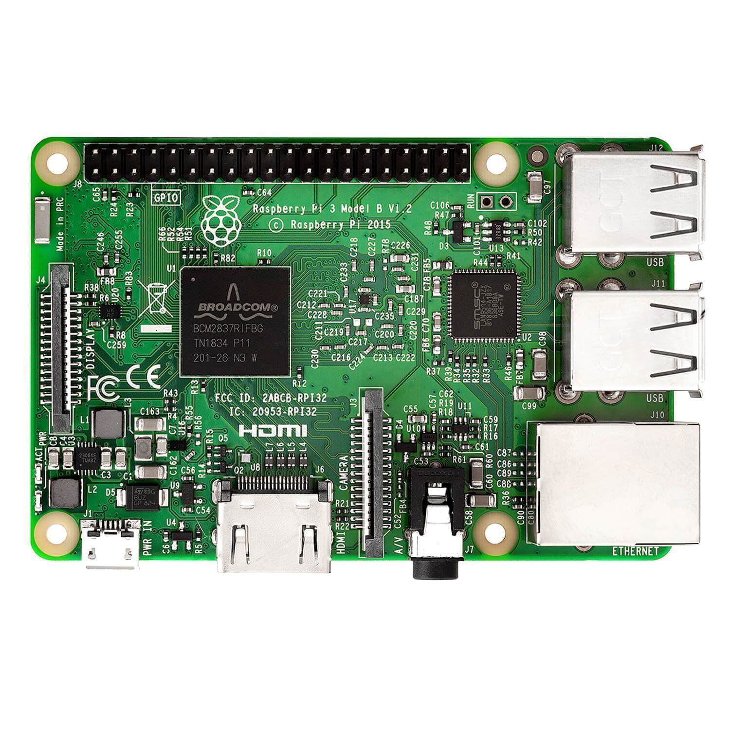 Raspberry Pi 3 Model B | Einplatinen-Computer | 1,2 GHz CPU | WiFi/BLE - Image 2