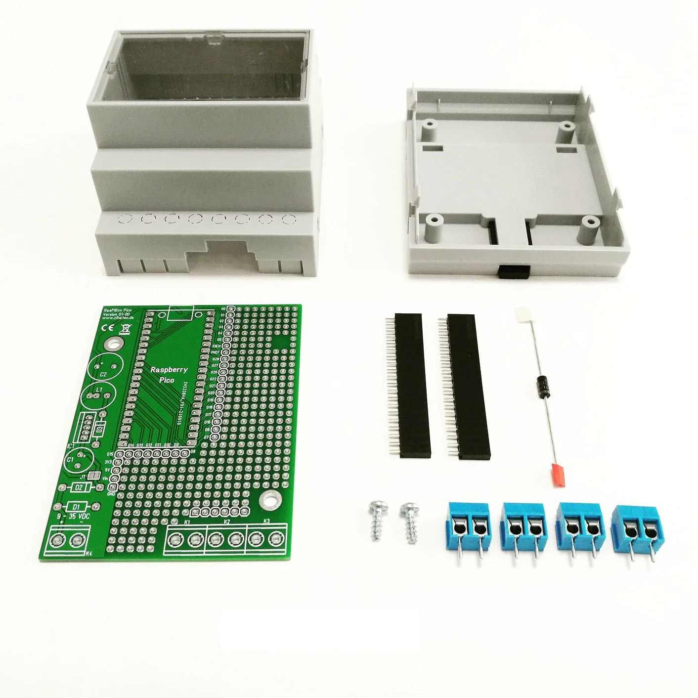 RasPiBox Pico - Hutschienen Montage- und Anschluss Set - Image 6