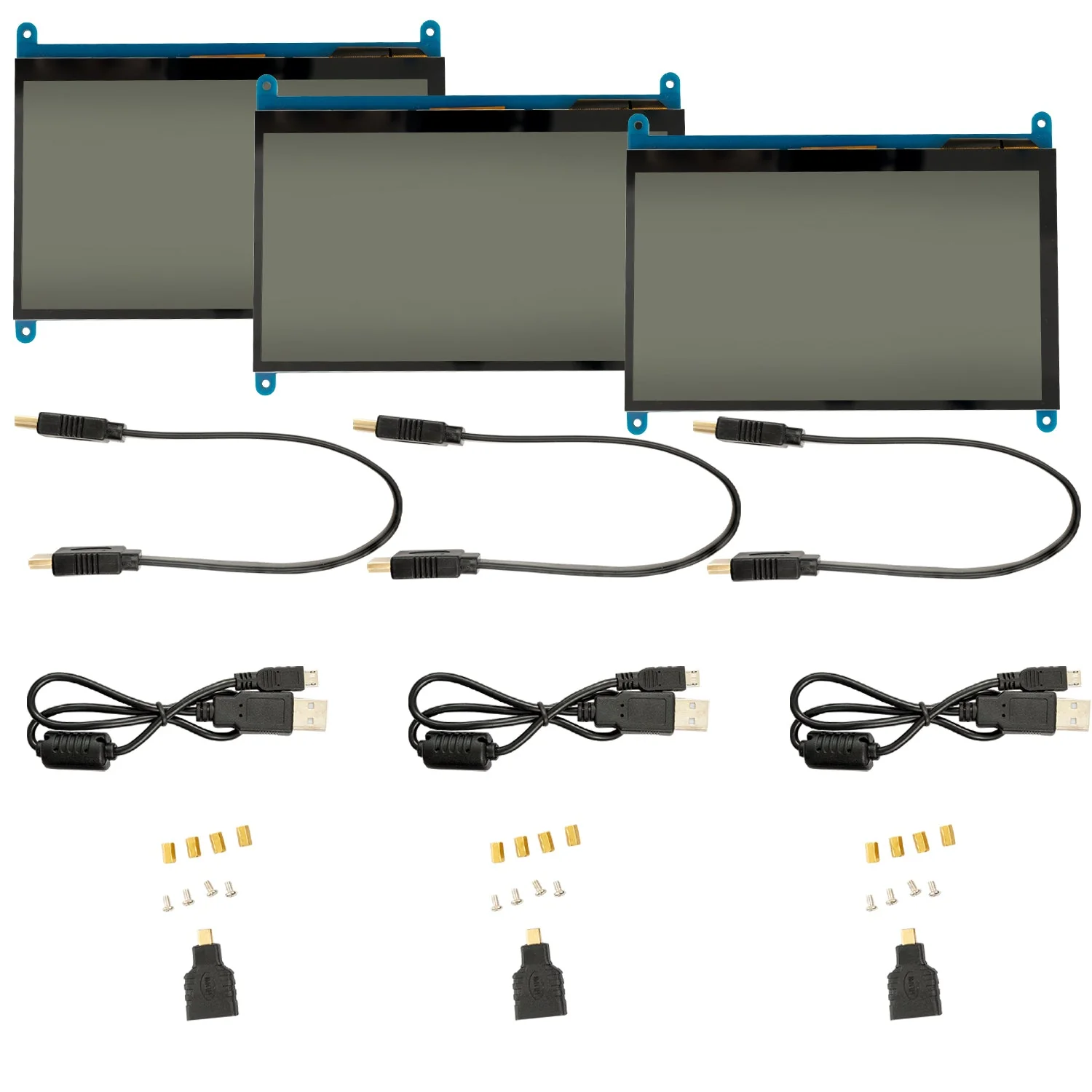 RPI Touch Display 7" Kapazitiv - Touchscreen 7 Zoll, 7 Inch Mini HDMI Display, 7 Inch Raspberry Pi Screen Monitor, 7-Zoll HDMI-Monitor, Kompatibel mit Raspberry Pi - Image 7