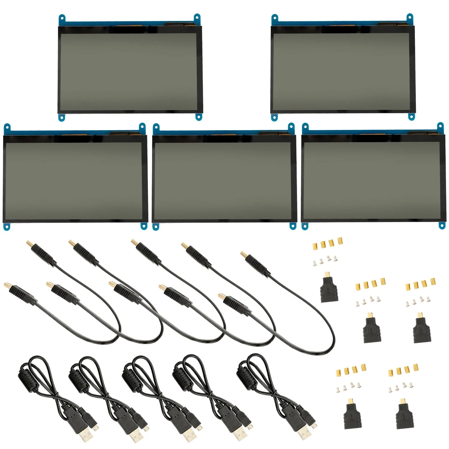 RPI Touch Display 7" Kapazitiv - Touchscreen 7 Zoll, 7 Inch Mini HDMI Display, 7 Inch Raspberry Pi Screen Monitor, 7-Zoll HDMI-Monitor, Kompatibel mit Raspberry Pi - Image 8