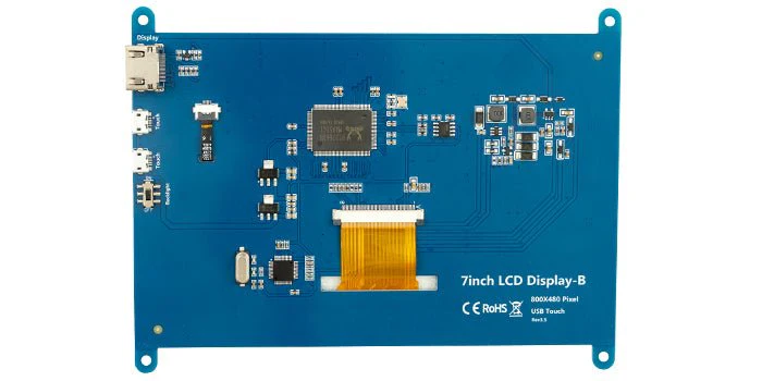 RPI Touch Display 7" Kapazitiv - Touchscreen 7 Zoll, 7 Inch Mini HDMI Display, 7 Inch Raspberry Pi Screen Monitor, 7-Zoll HDMI-Monitor, Kompatibel mit Raspberry Pi - Image 9