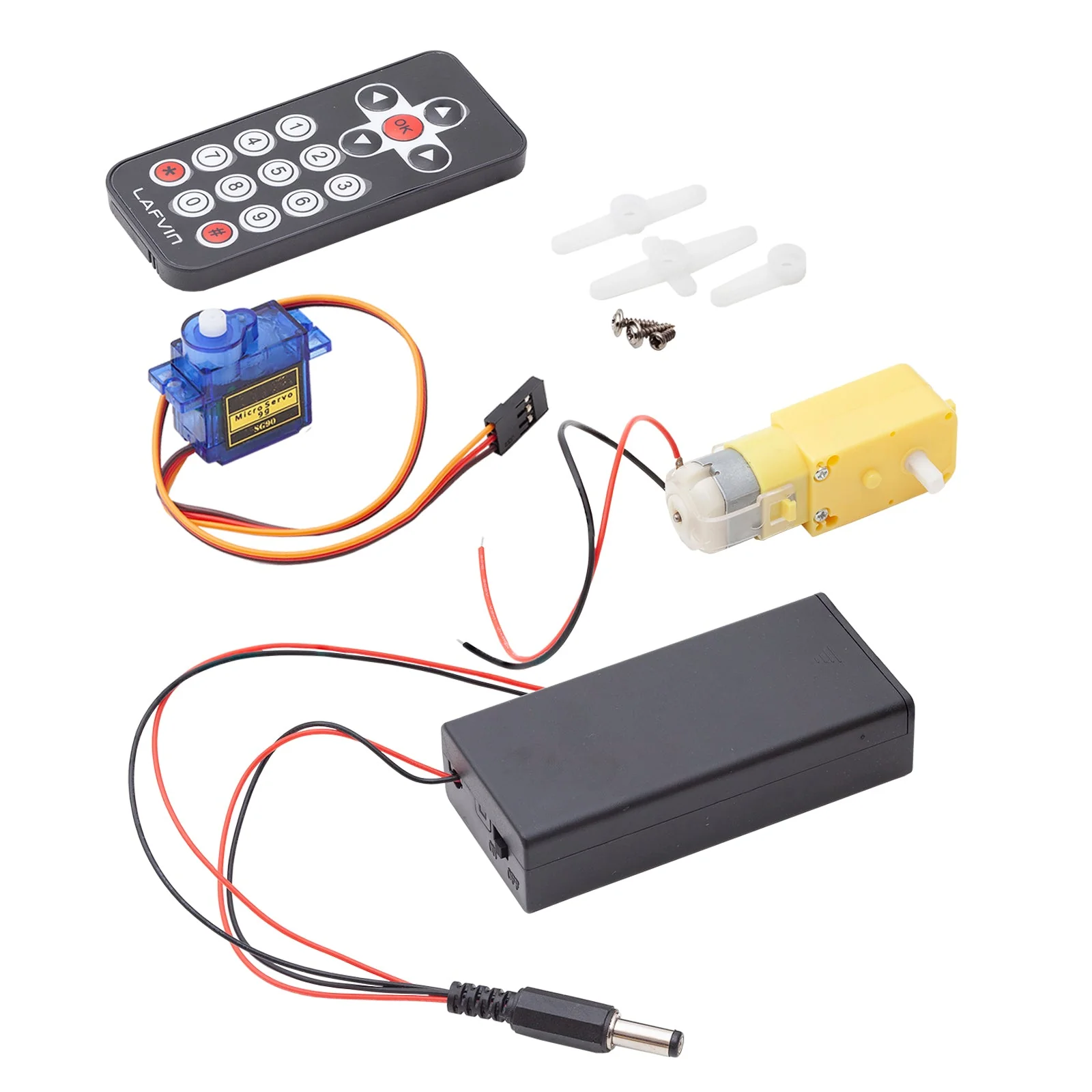 Smart Robot Car DIY Learning 2wd Ultraschall Sensor Infrarot Fernbedienung Starter Kit - Image 5