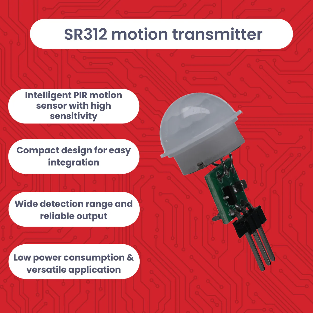SR312 Mini PIR Bewegungssensor 12V – Infrarot IR Sensor Modul für Arduino, 2,7–12V, 100° Erfassung, 5m Reichweite, kompakter Bewegungsmelder, HC-SR501 Alternative - Image 3