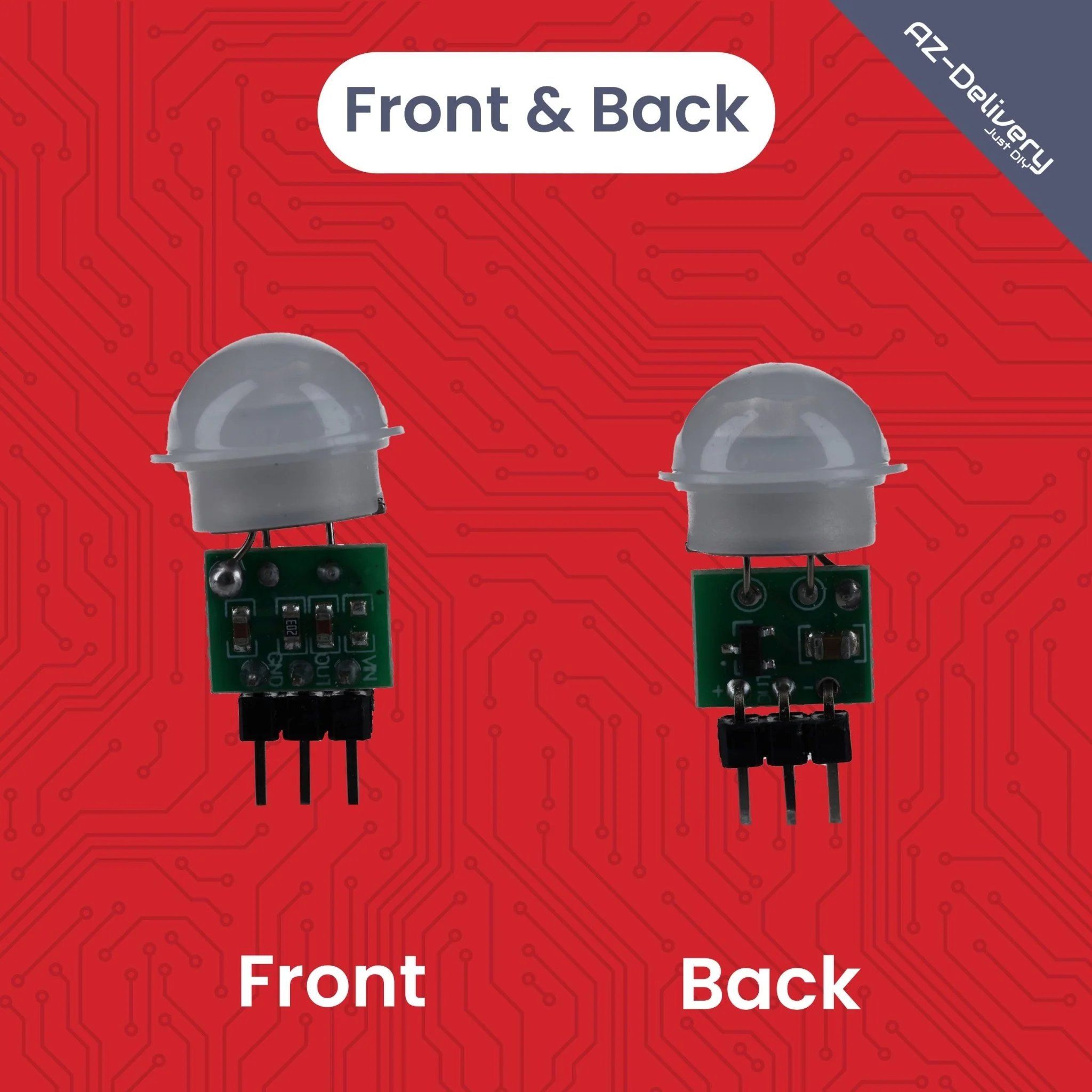 SR312 Mini PIR Bewegungssensor 12V – Infrarot IR Sensor Modul für Arduino, 2,7–12V, 100° Erfassung, 5m Reichweite, kompakter Bewegungsmelder, HC-SR501 Alternative - Image 5