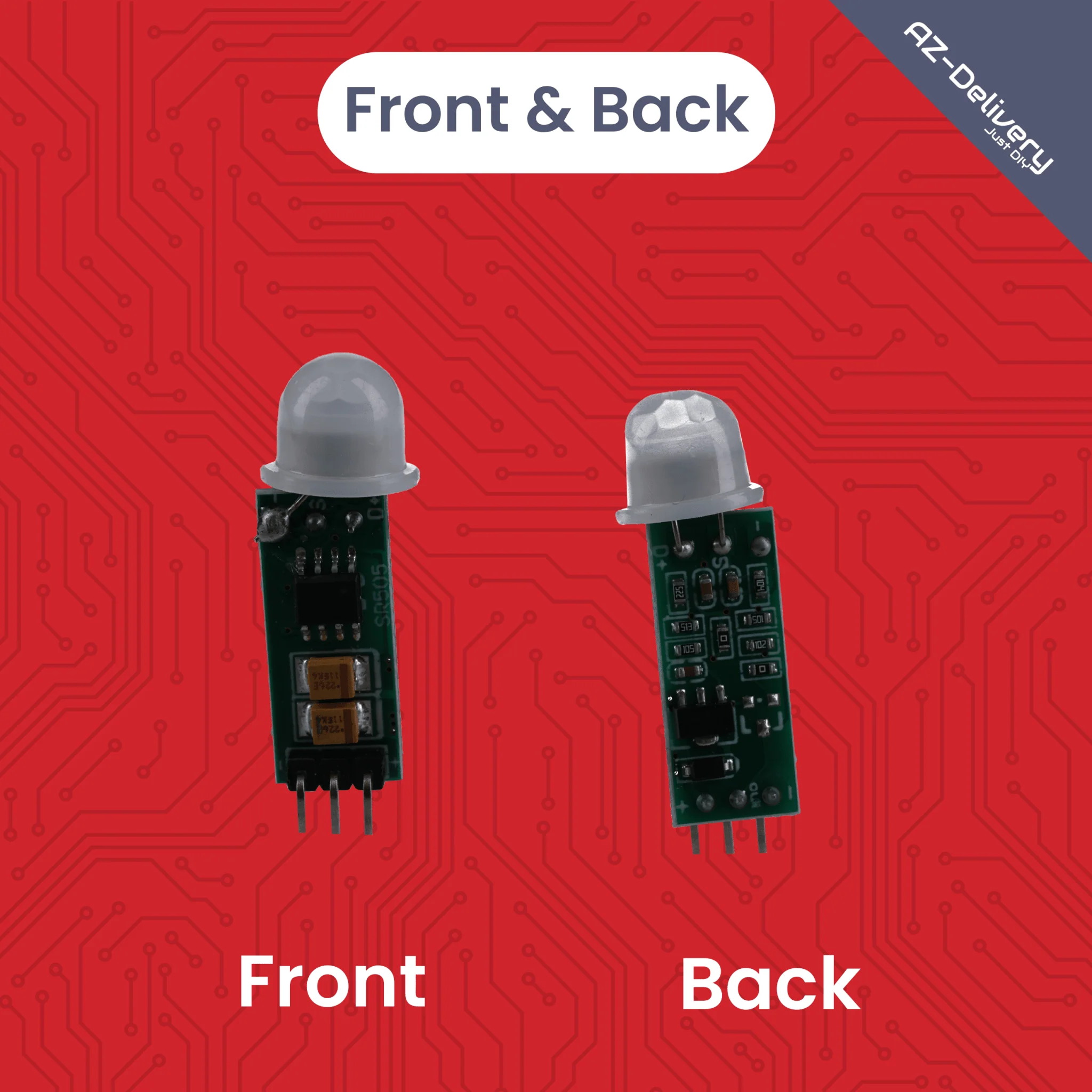 SR505 Mini PIR Bewegungssensor 4,5–20V – Infrarot IR Sensor Modul für Arduino, 100° Erfassung, 4m Reichweite, kompakter Bewegungsmelder, HC-SR501 Alternative - Image 5