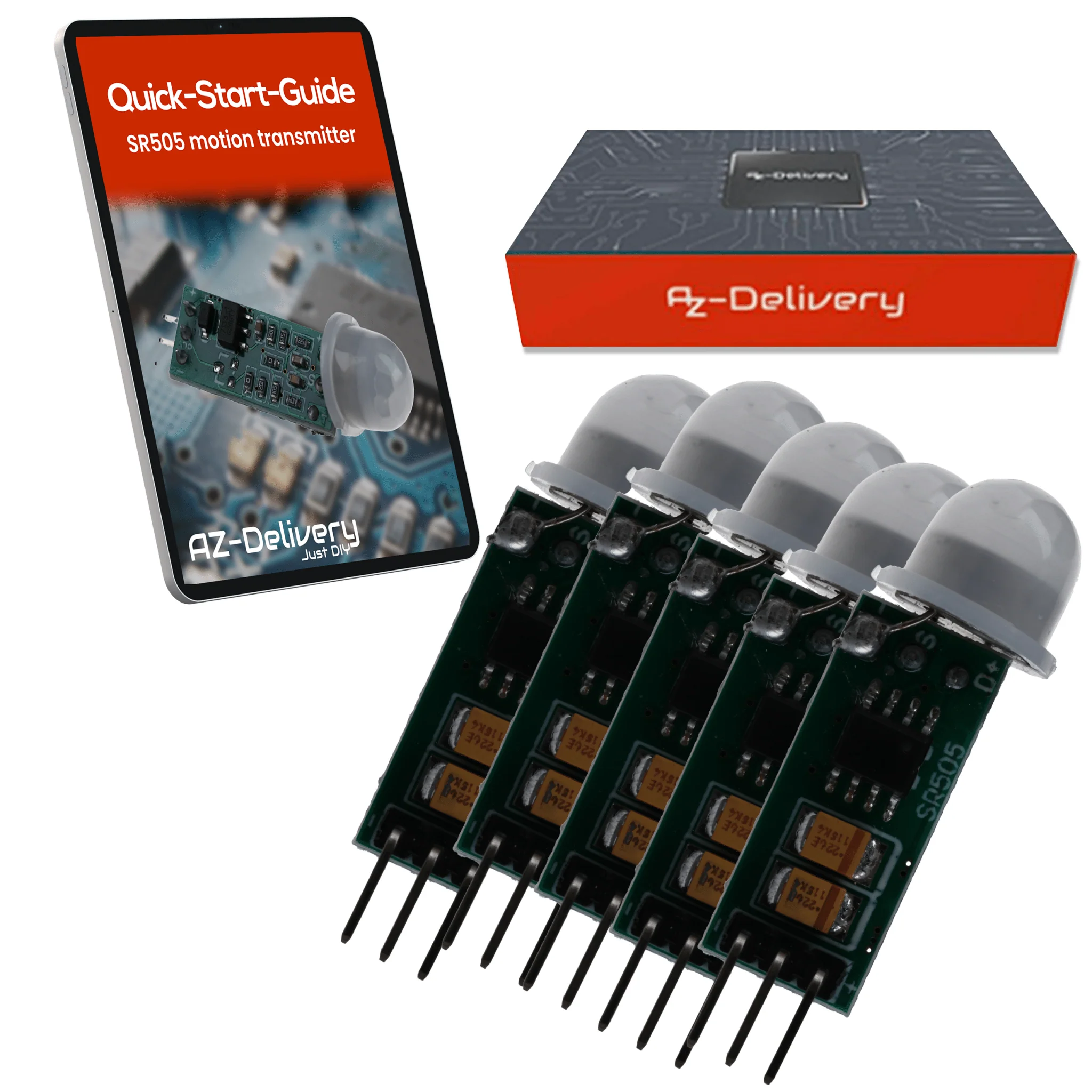 SR505 Mini PIR Bewegungssensor 4,5–20V – Infrarot IR Sensor Modul für Arduino, 100° Erfassung, 4m Reichweite, kompakter Bewegungsmelder, HC-SR501 Alternative - Image 7