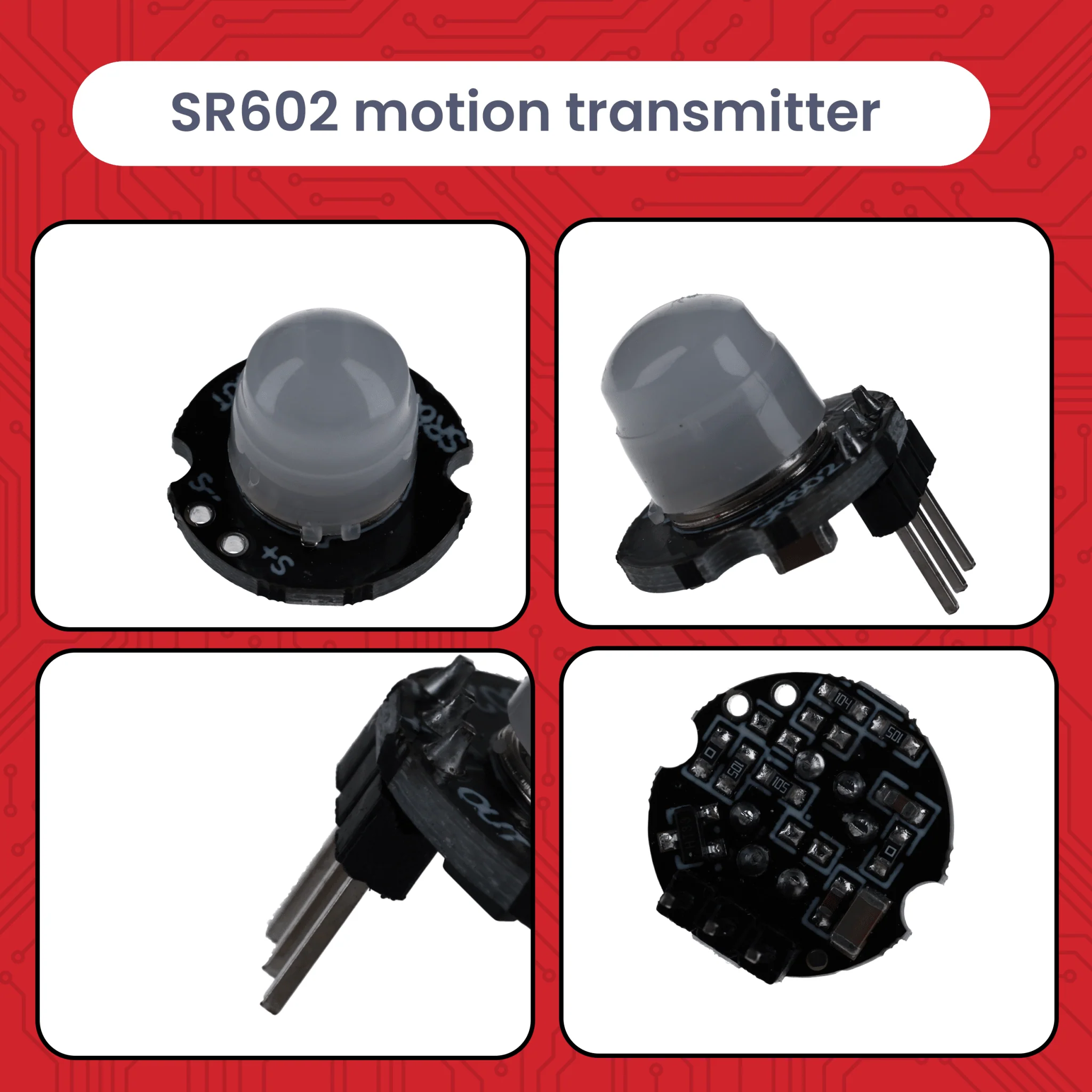 SR602 Mini PIR Bewegungssensor 3,3–15V – Infrarot IR Sensor Modul für Arduino, 100° Erfassung, 5m Reichweite, Mini Bewegungssensor für Raspberry Pi, HC-SR501 Alternative - Image 2