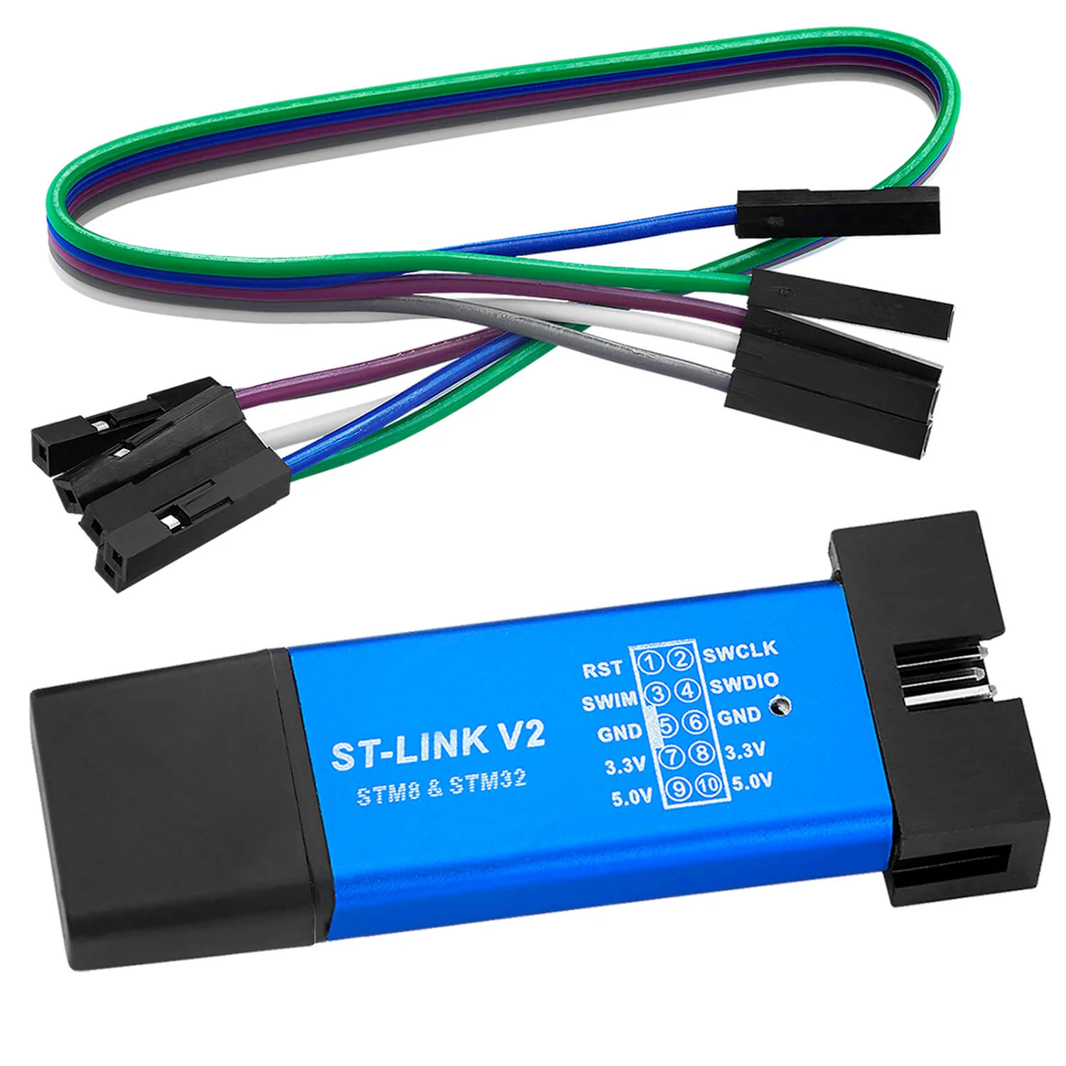 ST Link V2 Mini Simulator Download Programmer (STM8 6 STM32) kompatibel mit Arduino - Image 3