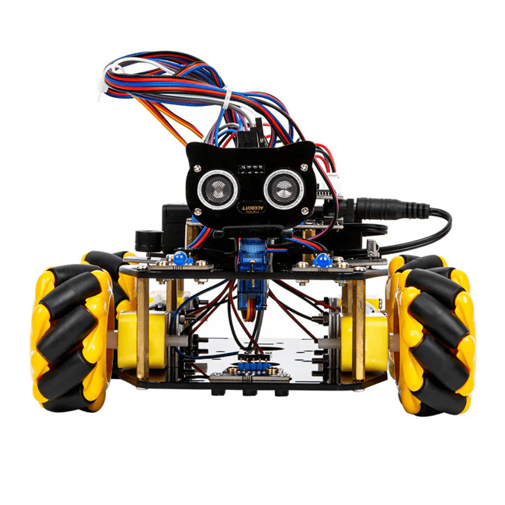 STEM Roboterauto-Starterkit, Mecanum-Wheels mit ESP32-Controller-Board | Unterstützt Arduino und ACECode Programmierung - Image 9
