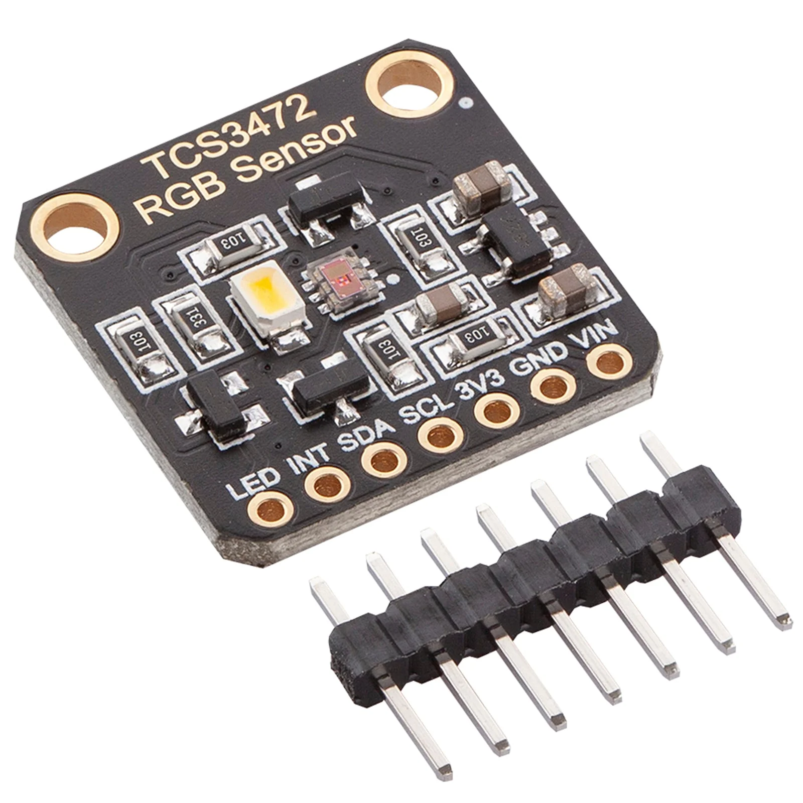 TCS34725 RGB Farb Sensor mit Infrarot-Filter, DIY Modul zur Farb-Erkennung Kompatibel mit Arduino - Image 2