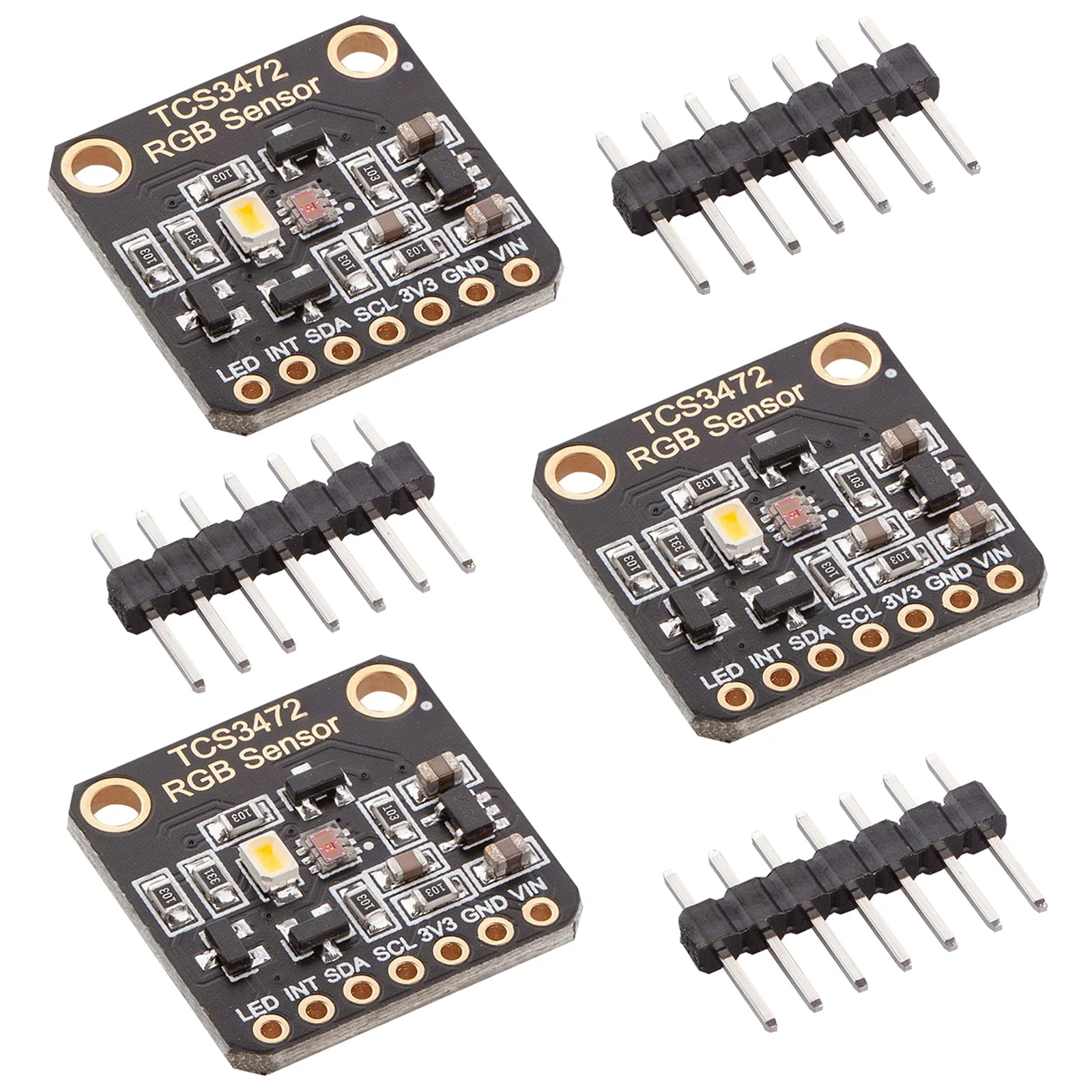TCS34725 RGB Farb Sensor mit Infrarot-Filter, DIY Modul zur Farb-Erkennung Kompatibel mit Arduino - Image 7