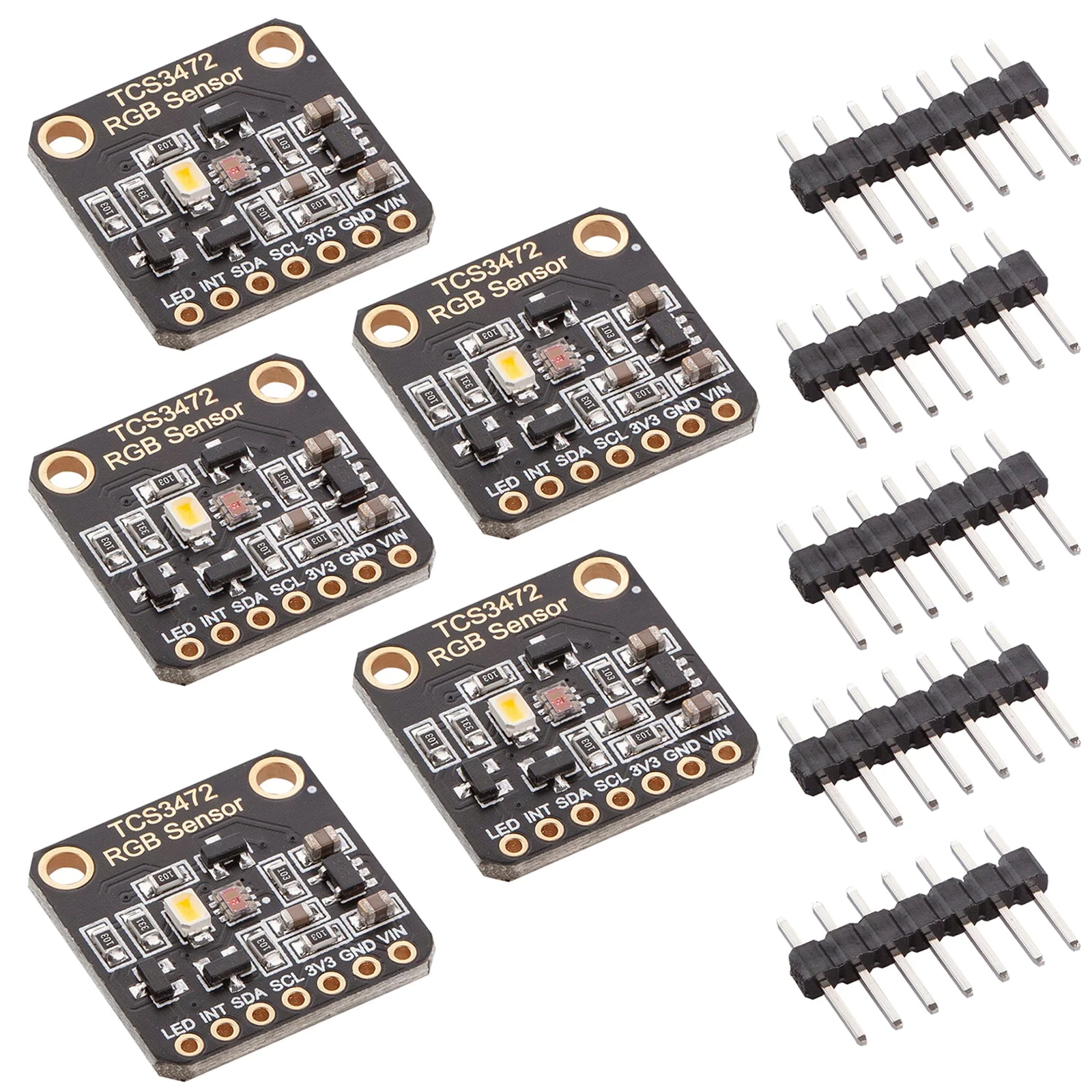 TCS34725 RGB Farb Sensor mit Infrarot-Filter, DIY Modul zur Farb-Erkennung Kompatibel mit Arduino - Image 8