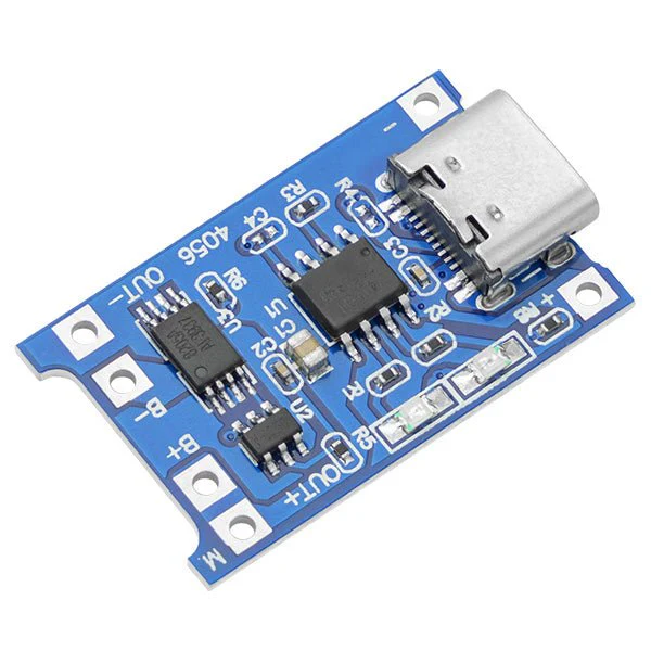 TP4056 Batterieladungsmodul - USB Typ C, Schutzschaltung, LED-Anzeigen - für Ihre Li-Ion oder LiPo Einzelzellenbatterien - Image 4