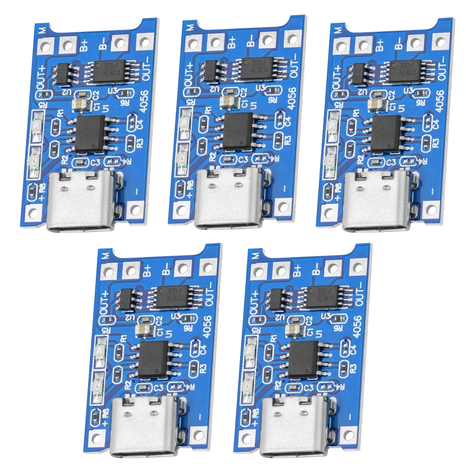 TP4056 Batterieladungsmodul - USB Typ C, Schutzschaltung, LED-Anzeigen - für Ihre Li-Ion oder LiPo Einzelzellenbatterien - Image 9
