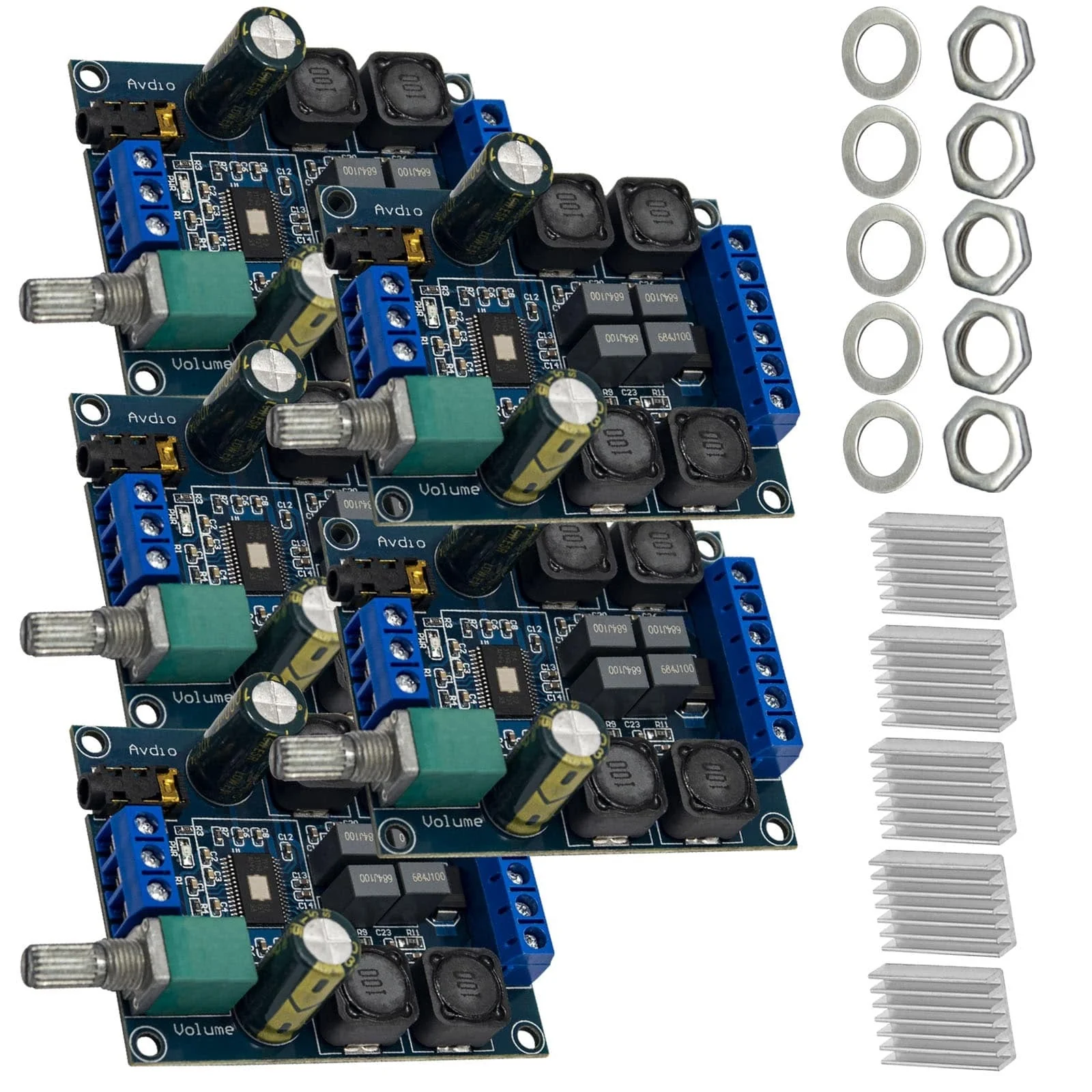Digital Verstärker Platine TPA3116D2 mit zwei Kanal Stereo Vorverstärker - Image 5