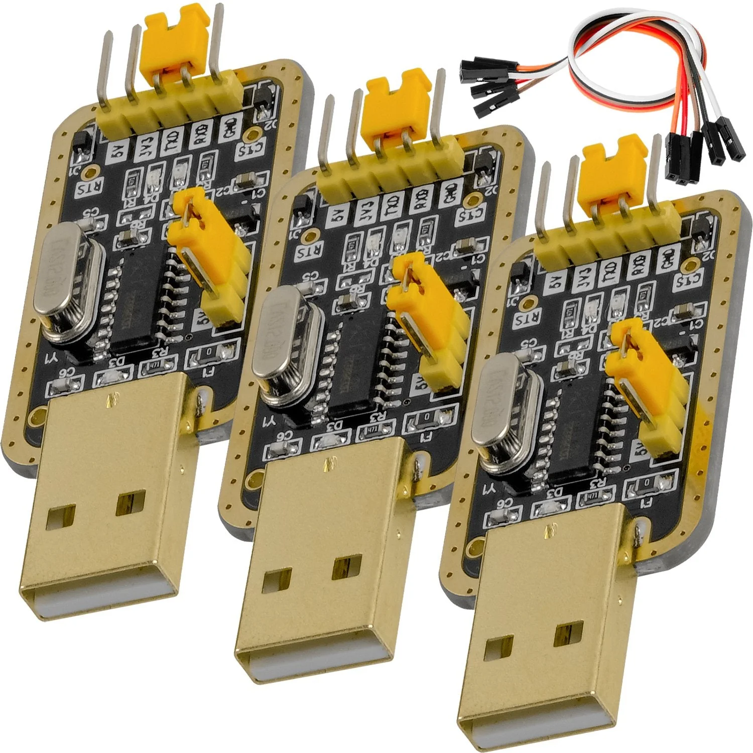 UART-TTL USB Adapter für 3,3V und 5V mit CH340G Konverter und Jumperkabel kompatibel mit Arduino - Image 4