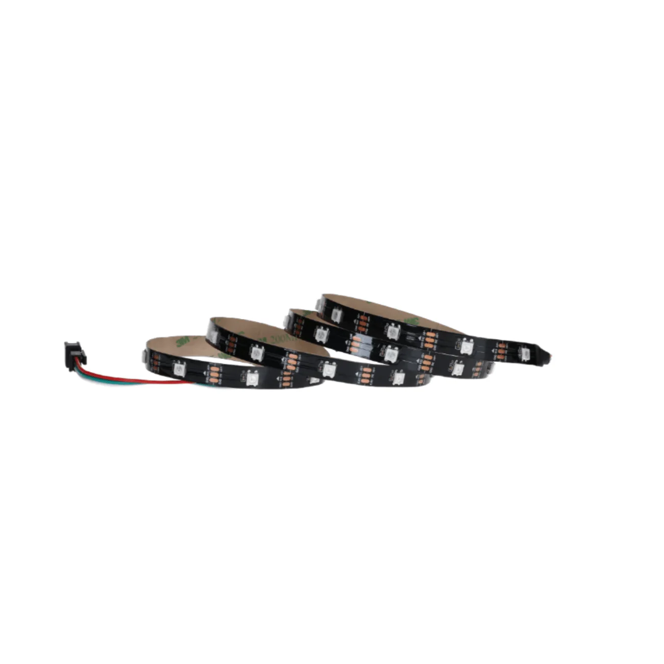 WS2812B 30 LEDs/m 30 Pixels/m LED Strip RGB adressierbarer LED Streifen mit 5050 SMD LEDs IP20 Schwarz nicht Wasserdicht - Image 6