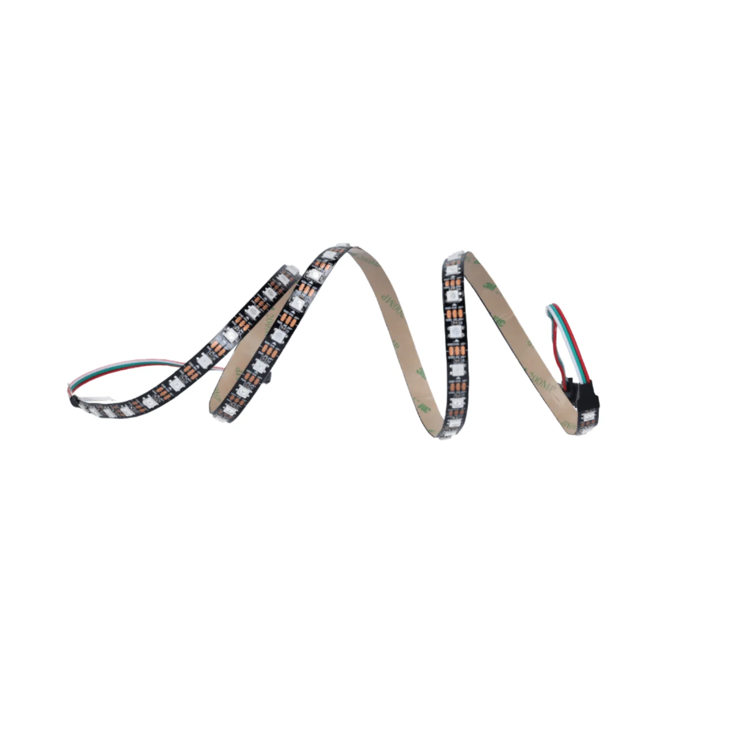 WS2812B 60 LEDs/m 60 Pixels/m LED Strip RGB adressierbarer LED Streifen mit 5050 SMD LEDs IP20 Schwarz nicht Wasserdicht - Image 12