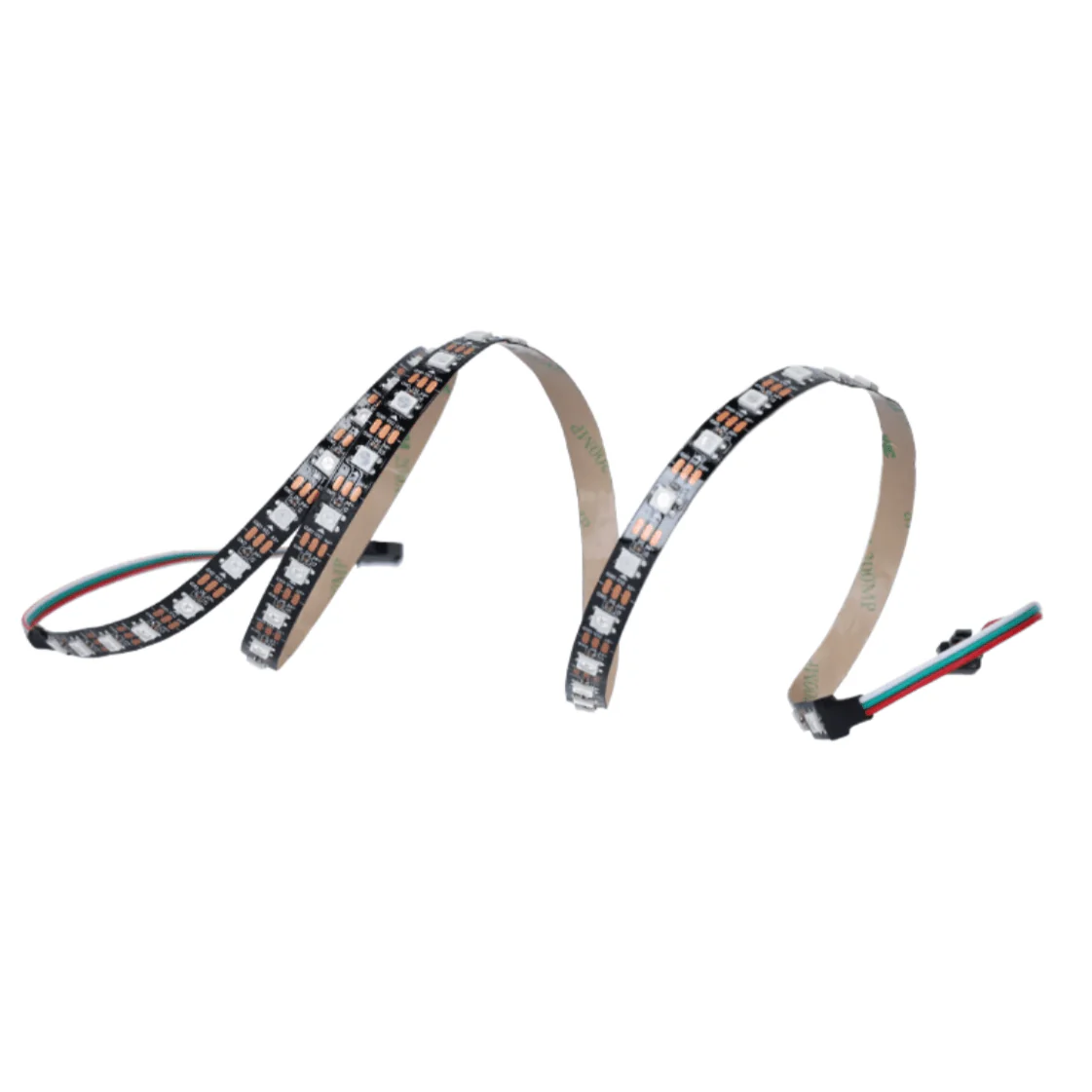 WS2812B 60 LEDs/m 60 Pixels/m LED Strip RGB adressierbarer LED Streifen mit 5050 SMD LEDs IP20 Schwarz nicht Wasserdicht - Image 7