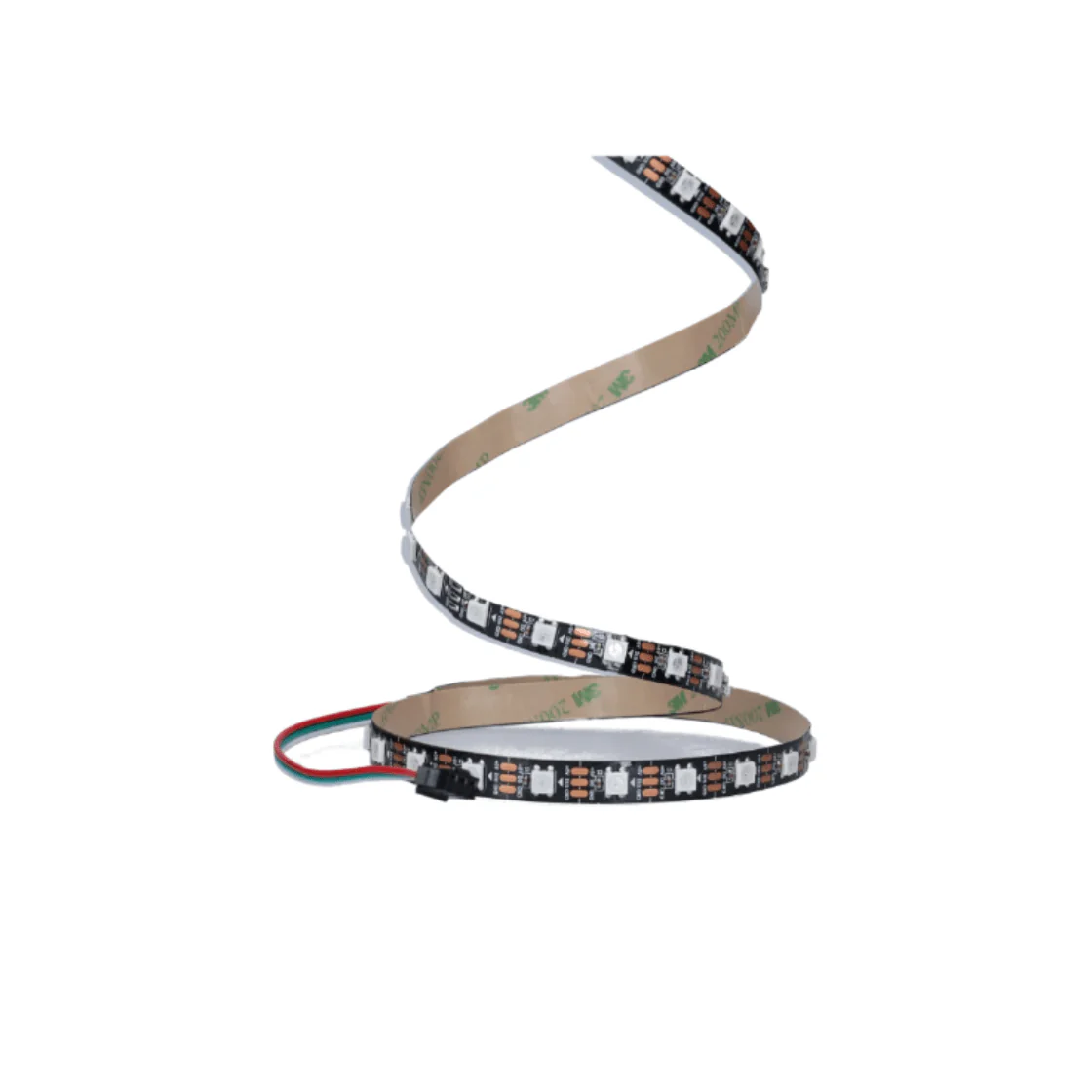 WS2812B 60 LEDs/m 60 Pixels/m LED Strip RGB adressierbarer LED Streifen mit 5050 SMD LEDs IP20 Schwarz nicht Wasserdicht - Image 9