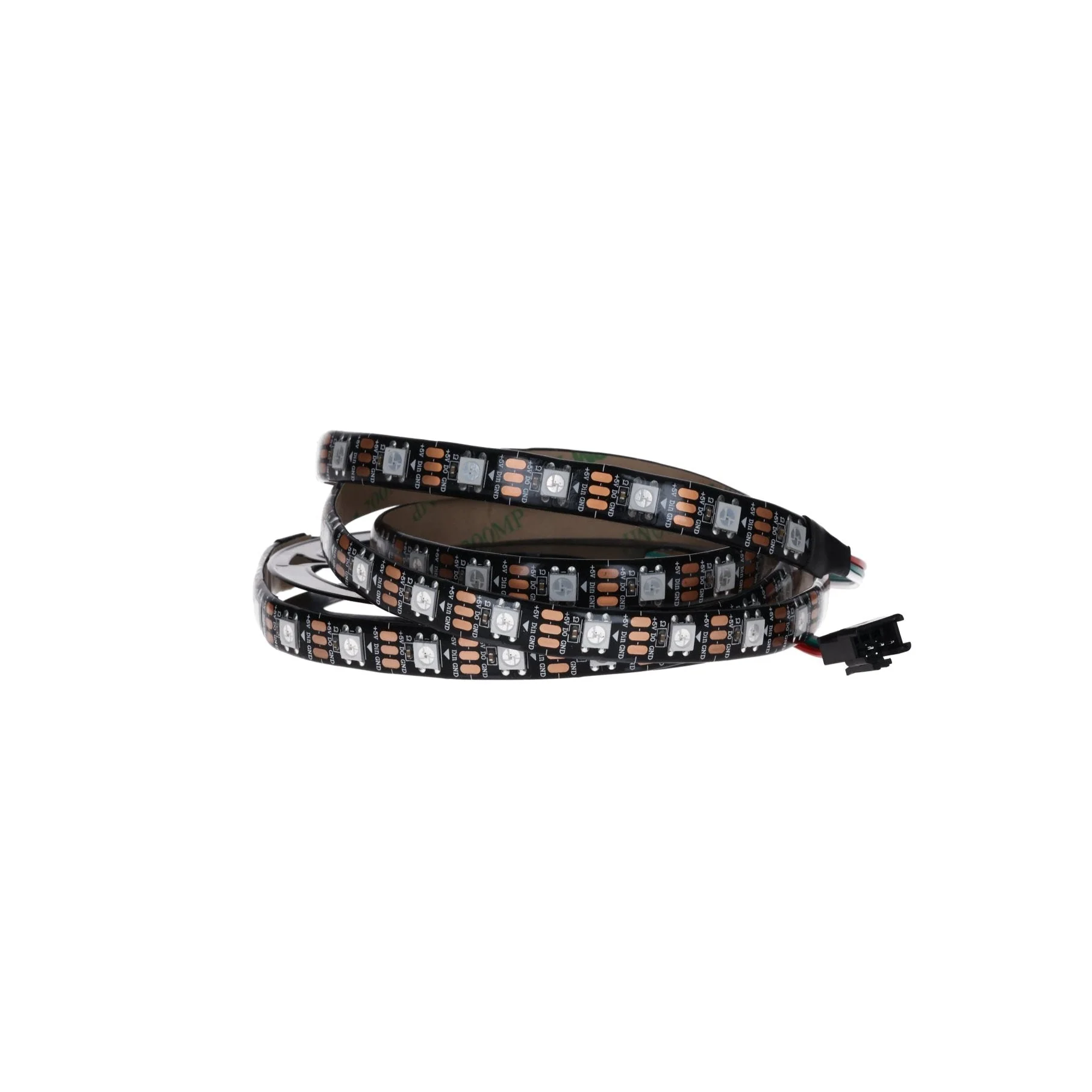 WS2812B 60 LEDs/m 60 Pixels/m LED Strip RGB adressierbarer LED Streifen mit 5050 SMD LEDs IP65 Schwarz Wasserdicht Staubdicht - Image 10