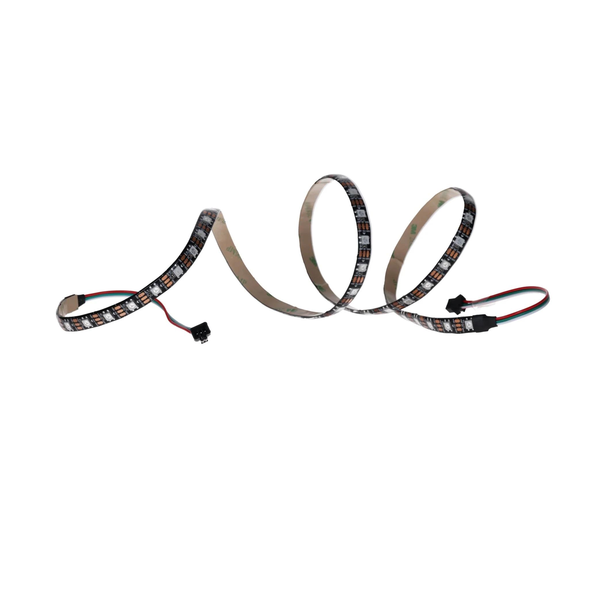 WS2812B 60 LEDs/m 60 Pixels/m LED Strip RGB adressierbarer LED Streifen mit 5050 SMD LEDs IP65 Schwarz Wasserdicht Staubdicht - Image 11