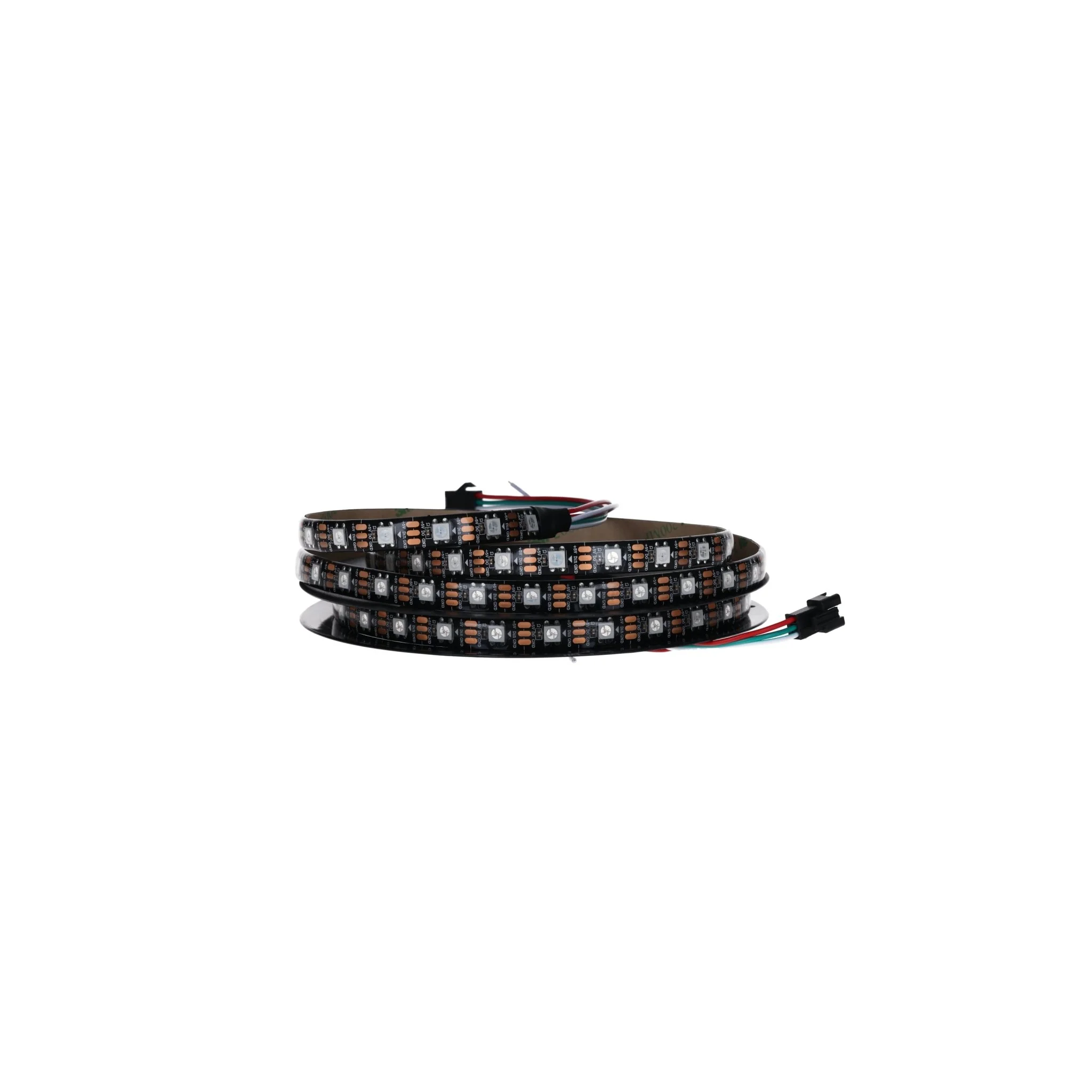 WS2812B 60 LEDs/m 60 Pixels/m LED Strip RGB adressierbarer LED Streifen mit 5050 SMD LEDs IP65 Schwarz Wasserdicht Staubdicht - Image 12