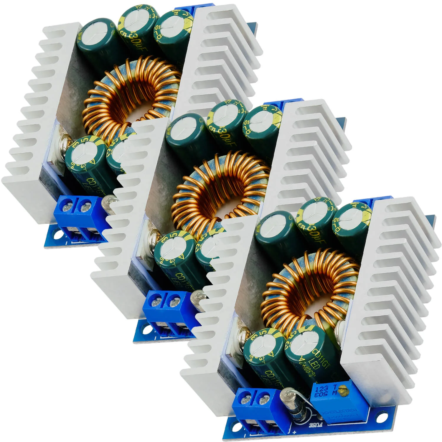 XL4016E1 DC-DC Step Down Converter, Einstellbar 5-40V auf 1,2-36V 12A kompatibel mit Arduino - Image 4